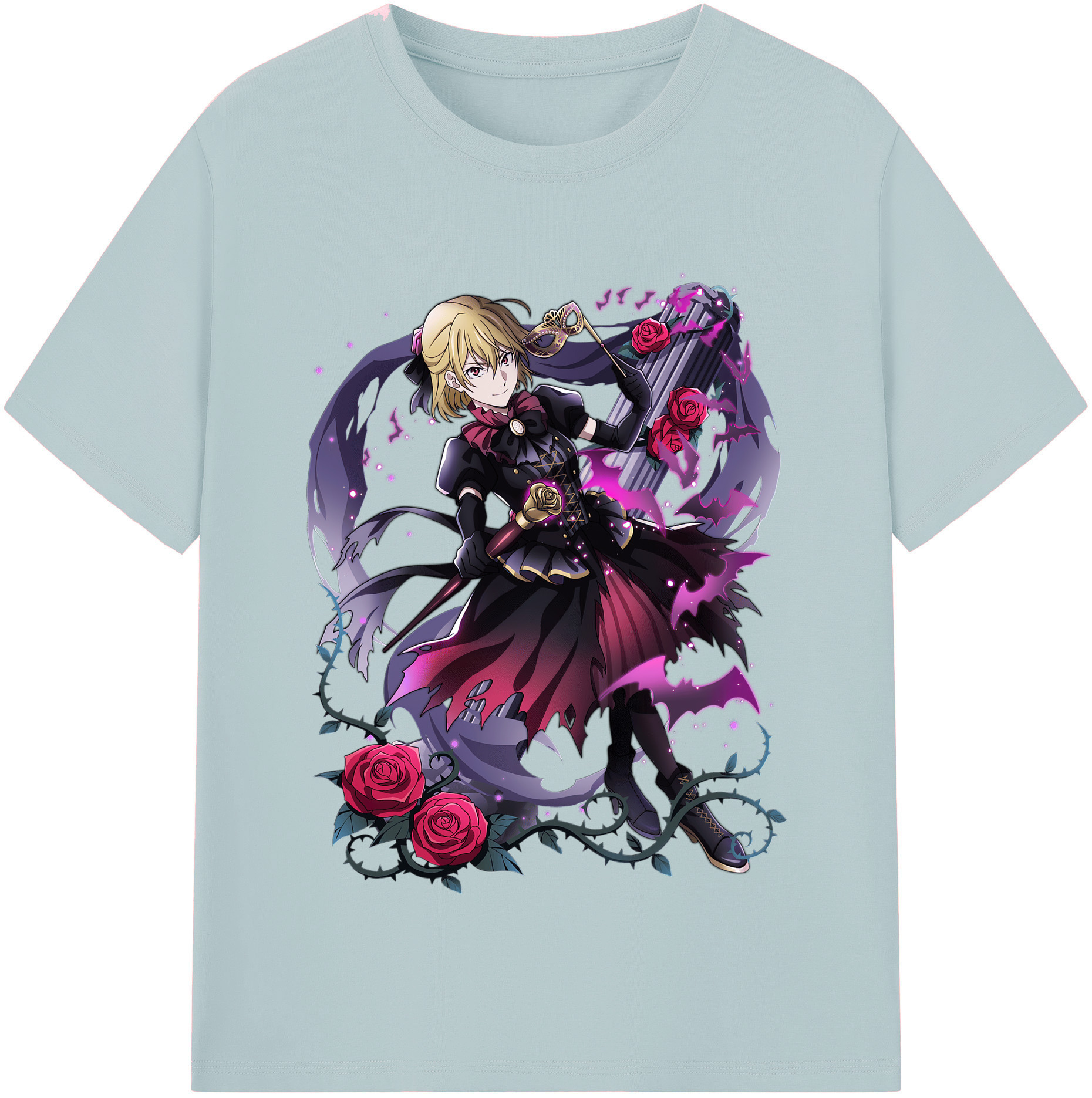 （画像用） 文豪ストレイドッグス Bungo Stray Dogs 綿100％半袖Tシャツ（フロントプリント）
